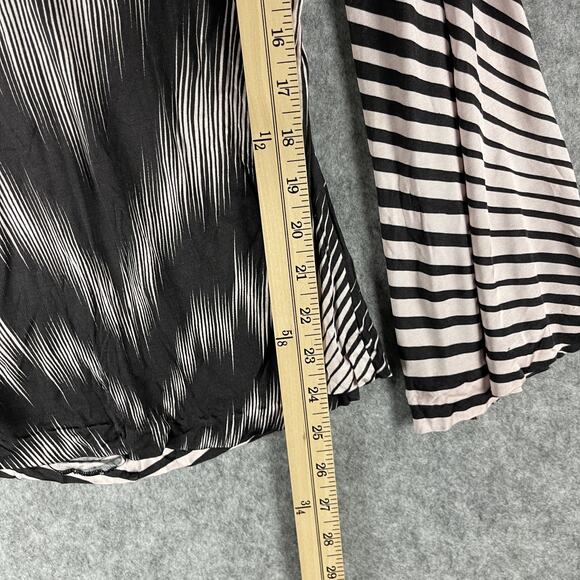 Missoni Top Womens 42 Stripe Cold Shoulder Jersey Bell Sleeve Stretch Italy Made - Picture 7 of 16